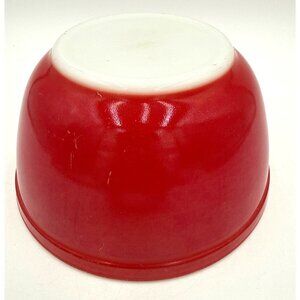 Vintage Pyrex Primary Red #402 Glass 1 1/2 Qt Nesting Mixing Bowl Made in USA